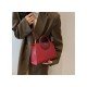  2022 Fashion PU Contrast Color Women's Satchels