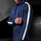  Men's Leisure Sports Hooded Zipper Two-Piece Set