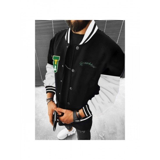  Casual Fashion Letter Men's Baseball Jacket