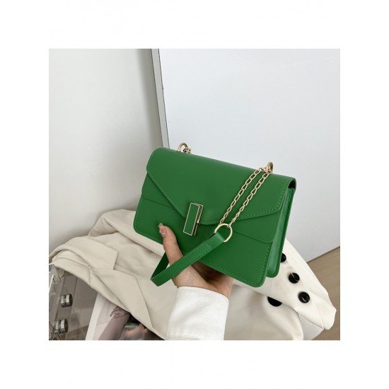 Pure Color Chain Ladies Shoulder Bags