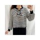 Striped Loose Ladies Pullover Sweaters