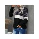  Autumn Casual Camouflage Zipper Women's Long Sleeve Sweater