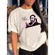 Funny Halloween Skull Graphic T Shirts For Women