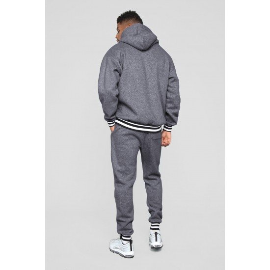  Leisure Hooded Men's Casual Two-Piece Sets