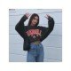  Casual Autumn Letter Printing Women's Crop Sweater