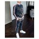 Casual Fashion Plaid Men's Two-Piece Set