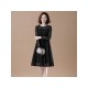  2022 Round Neck Women's Long Sleeve Dress