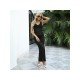 Beach Black V Neck Sleeveless Maxi Dresses