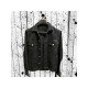 Street Black Skull Graphic Denim Jackets For Men