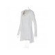 Sleeveless White Mini Dress And Hooded Coat Sets