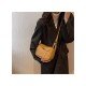  2022 PU Pure Color Shoulder Bag For Women