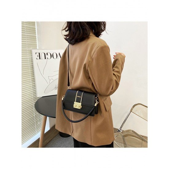  Pure Color Messenger Bag For Women