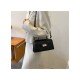 Stylish Black Twist Lock Shoulder Bags