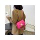  Pure Color Messenger Bag For Women