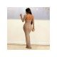  Sexy Hot Drilling Backless Ladies Long Party Dress