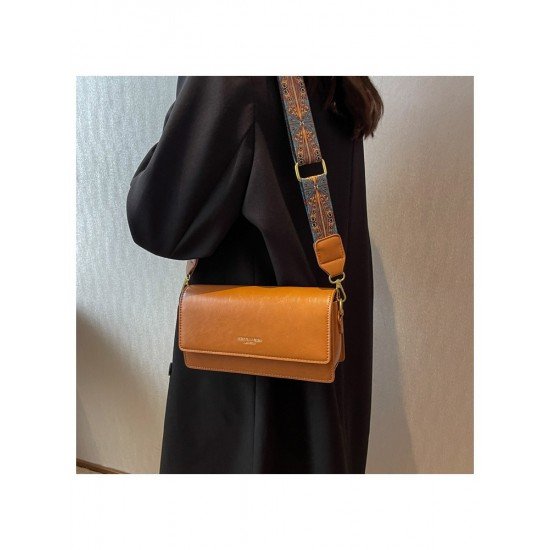 Vintage Hasp Shoulder Bags For Ladies