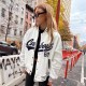  2022 Autumn Letter Embroidered Women's Baseball Jacket