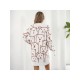  Casual Bear Jacquard Women's Long Sleeve Sweater Dress