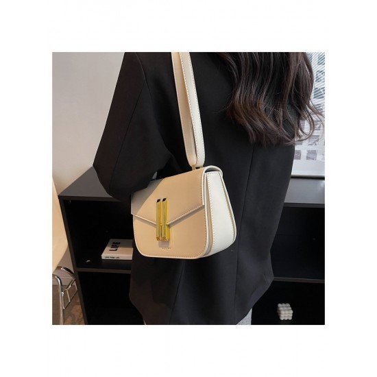  PU Pure Color Cross Body Shoulder Bag