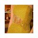 One Shoulder Cut Out Sequined Tassel Mini Dress