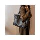 Alligator Print Pure Color Tote Bags