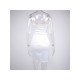 Ladies White Strapless Strapless Party Dresses