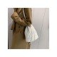 Stylish White Drawstring Cross Body Shoulder Bags