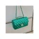  Rhombus Lattice Twist Lock Ladies Shoulder Bags