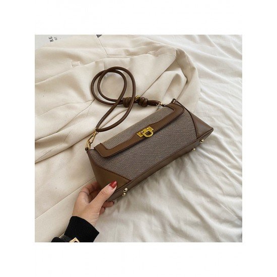  2022 Retro Style Contrast Color Women's Bag