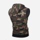  Casual Slim Sleeveless Hooded Camouflage Men's Top