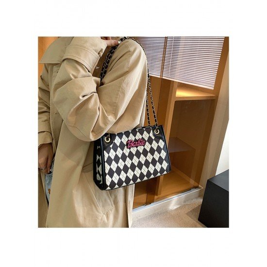  2022 PU Rhombus Lattice Women's Bag