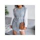 Black Sleeveless Sweater Dresses For Women