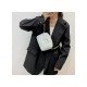 Casual Black Chain Shoulder Bags For Women