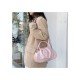  PU Pure Color Messenger Bag For Women