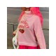 Cute Strawberry Embroidery Turtle Neck Sweaters