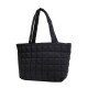 Nylon Trendy Pure Color Tote Bags