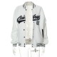  2022 Autumn Letter Embroidered Women's Baseball Jacket