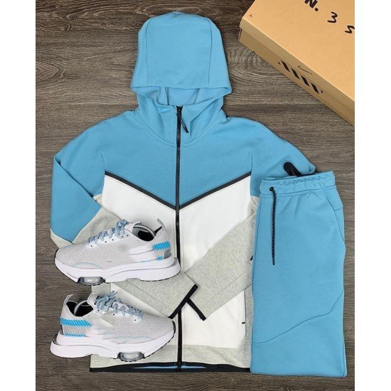 Patchwork Color Blocking Tracksuit Sets For Men