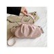  PU Pure Color Messenger Bag For Women