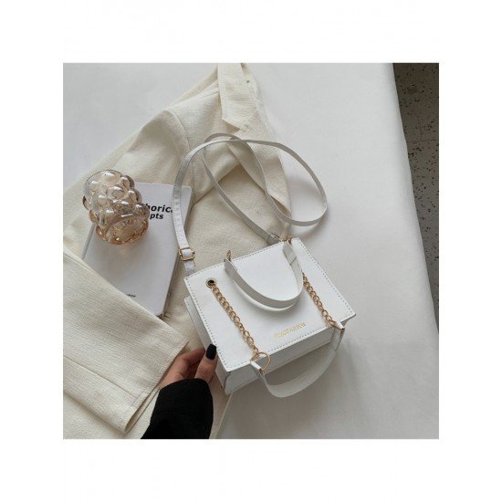 Square White Versatile Shoulder Bag Handbags For Women