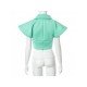 Trendy Pure Color Stand Collar Jacket For Women