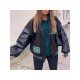  Street Wear Embroidery Patchwork Baseball Jackets