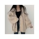 Lantern Sleeve Loose Sweater Coats For Women