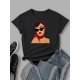 Trendy Graphic White T Shirts For Women