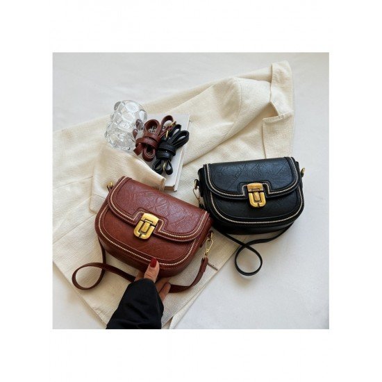 Vintage Brown Ladies Shoulder Bags