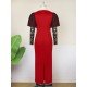  Light Mature Lace Patchwork Women's Long Dress