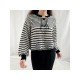 Striped Loose Ladies Pullover Sweaters