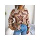 Contrast Color Star Pullover Sweaters For Women