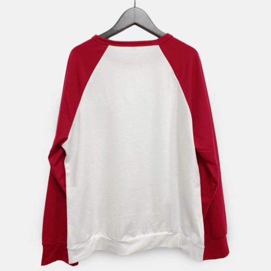 Leisure Fall Loose Graphic Raglan Sleeve Sweatshirts