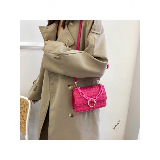  2022 Pure Color Small Square Bag